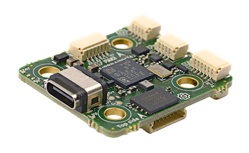 AirBrain H743 flight controller, top view
